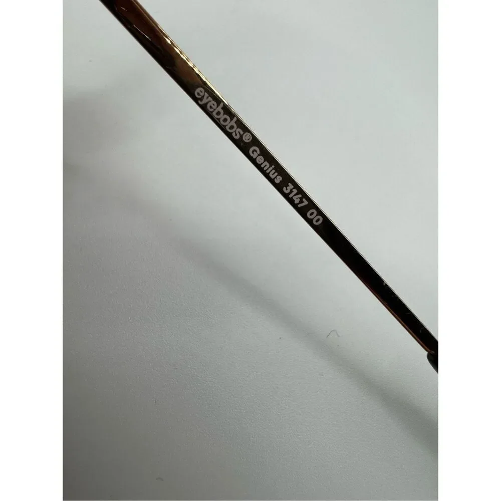 eyebobs Genius eyeglass frames black gold new without case